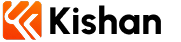 kishan black logo